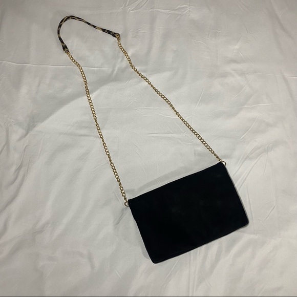 LEOPARD PRINT SOFT SUEDE BAG - Picture 4 of 9